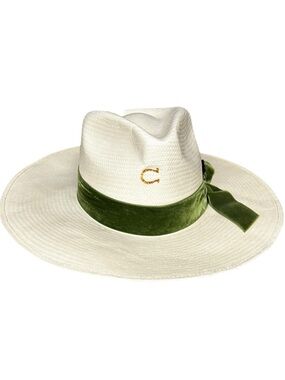 Charlie 1 Horse Natural Straw Hard To Handle Hat Size Large Cactus Accent Hat